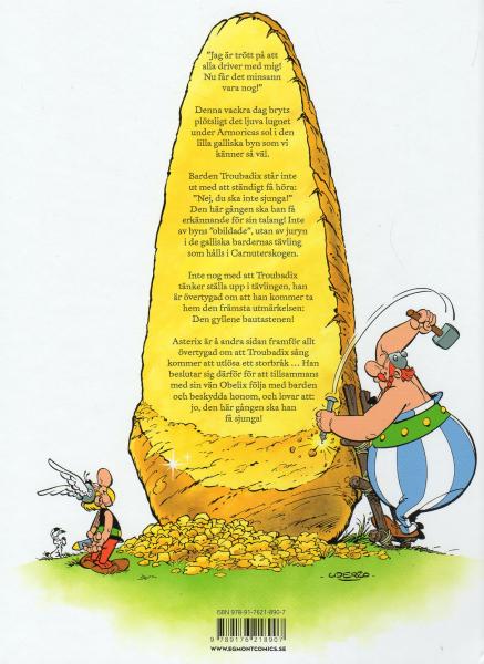 ASTERIX SCHWEDISCH SWEDISH - Den Gyllene Bautastenen - Hardcover 2022 NEU